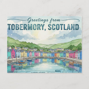 Tobemory Scotland Postcard