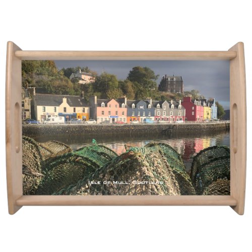 Tobermory Isle of Mull Scotland Scenic Serving Tray