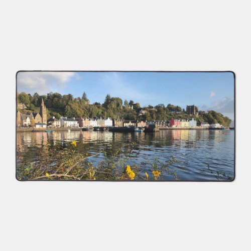 Tobermory on the Isle of Mull Scotland Desk Mat