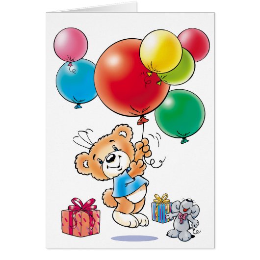 Tobi Teddy Bear for a very special person Cards (Front)