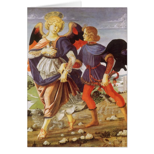 Tobias and the Angel by Andrea del Verrocchio (Front)
