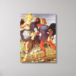 Tobias and the Angel by Andrea del Verrocchio Canvas Print