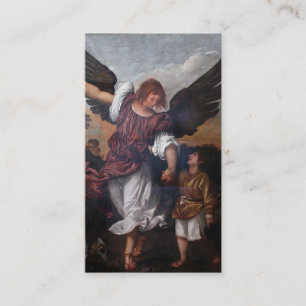 Tobias and the Archangel Raphael  - Titian Business Card