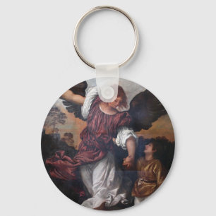 Tobias and the Archangel Raphael - Titian Keychain