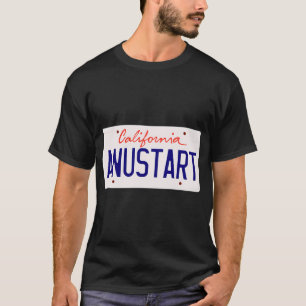 Tobias Funke Anustart A New Start License Plate T-Shirt
