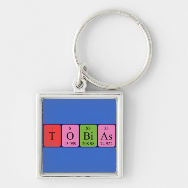 Tobias periodic table name keyring (Front)