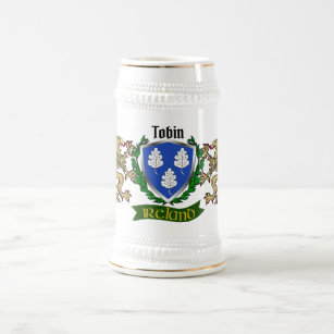 Tobin Irish Shield Beer Stein