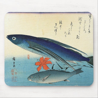 Tobiuo & Ishimochi - Colorful Japanese Fish Print Mouse Pad
