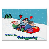 Tobogganing (Front Horizontal)