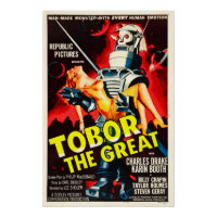 TOBOR Robot Horror Monster Movie Poster