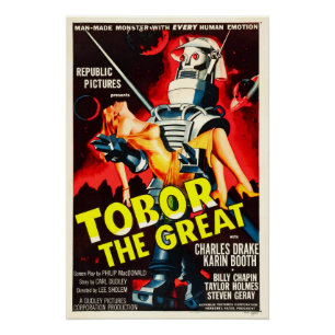 TOBOR Robot Horror Monster Movie Poster