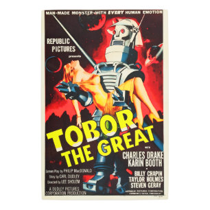 TOBOR Robot Horror Monster Movie Poster