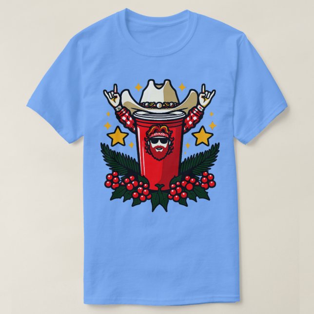 Toby Keith Red Solo Cowboy TShirt (Design Front)