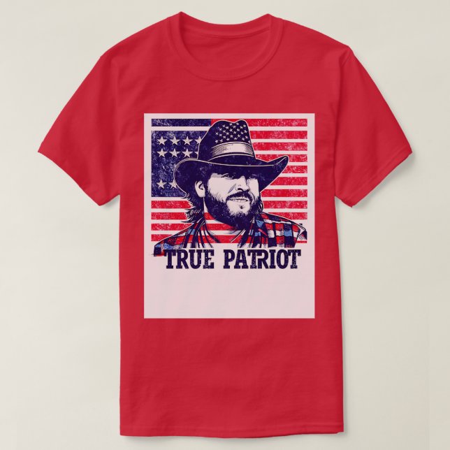 Toby Keith True Patriot TShirt (Design Front)