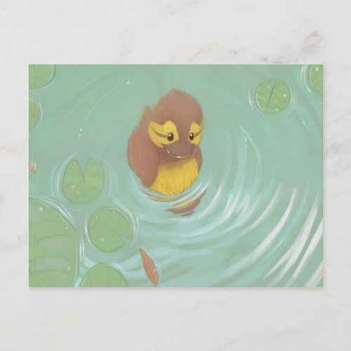 Toby the Duckling Postcard