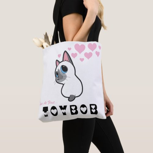 TOBY TOYBOB LOVE AT FIRST TOYBOB PINK HEARTS TOTE 