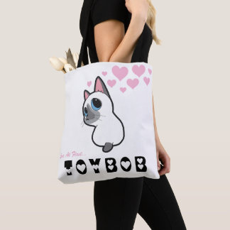 TOBY TOYBOB LOVE AT FIRST TOYBOB PINK HEARTS TOTE  BAG
