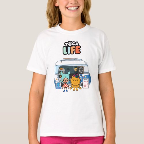 Toca Life Toca Boca Toca World Food Truck T_Shirt
