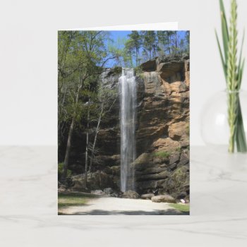 Toccoa Falls (summer) Card by HeavensWork at Zazzle