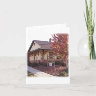 Toccoa Train Station Greeting Card