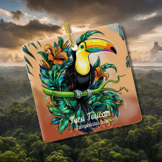 Toco Toucan Ceramic Ornament