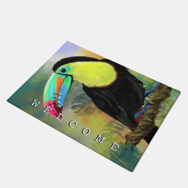 Toco Toucan Doormat (Angled)