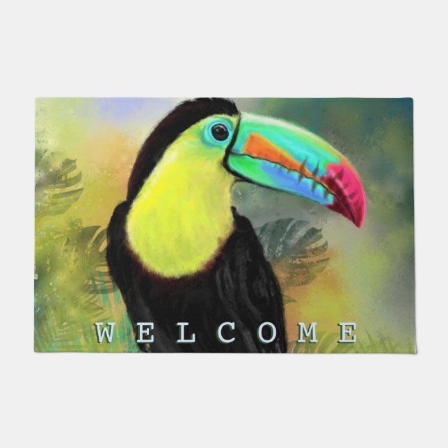 Toco Toucan Doormat (Front)