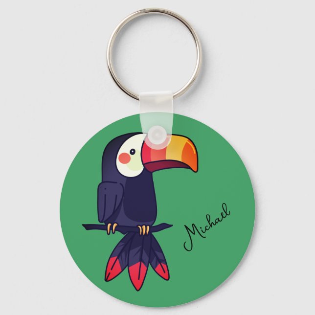 Toco Toucan Keychain (Front)