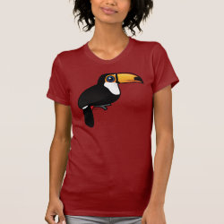 Birdorable Toco Toucan Women's American Apparel Fine Jersey Short Sleeve T-Shirt