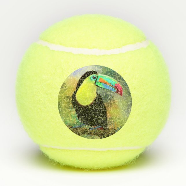Toco Toucan Tennis Balls (Back)