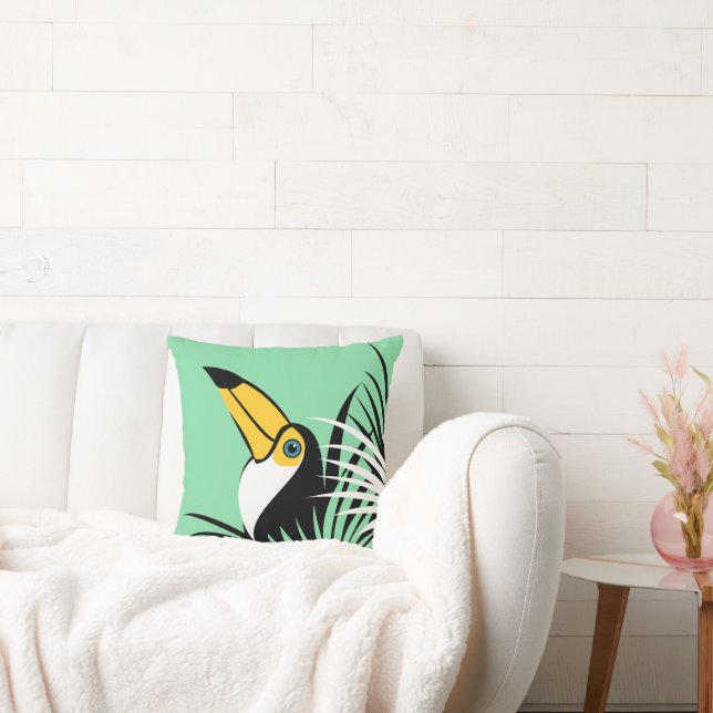 Toco Toucan Throw Pillow (Couch)