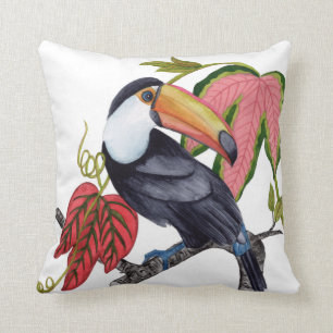 Toco Toucan Throw Pillow