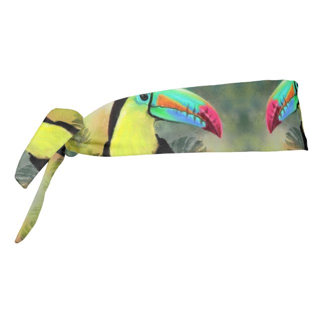 Toco Toucan Tie Headband (Rotate 270)