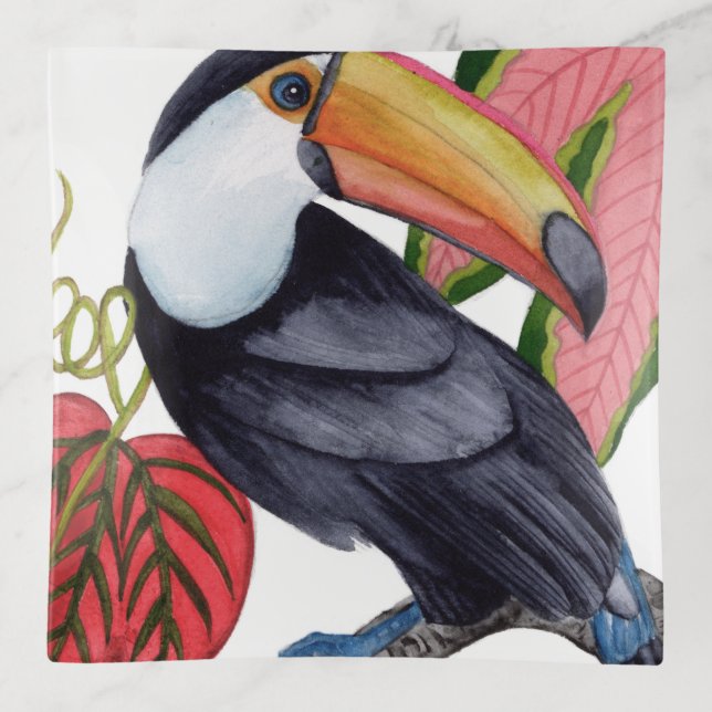 Toco Toucan Trinket Tray (Front)
