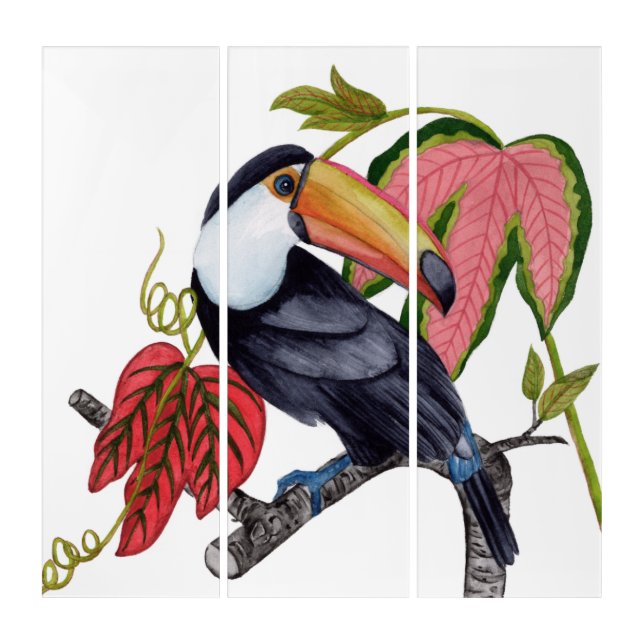 Toco Toucan Triptych (Front)
