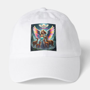 TOCOCLAWS Guardian Angels & Woodland Deer Fantasy Hat