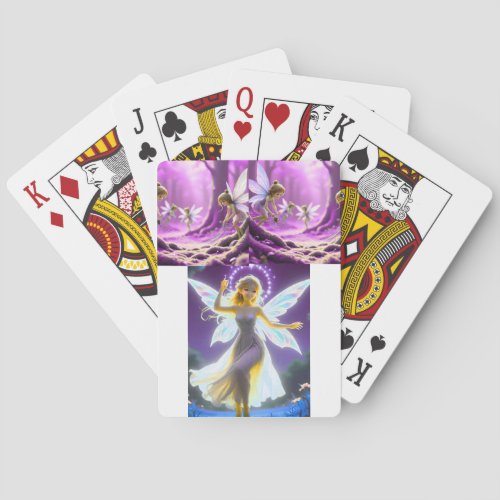 TOCOCLAWS Starlight Iridescent Fairy Fantasy Angel Poker Cards