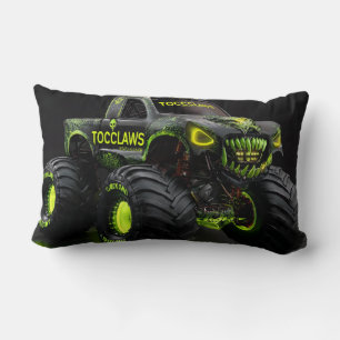 TOCOCLAWS Swamp Beast: Toxic Skull Monster Truck Lumbar Pillow