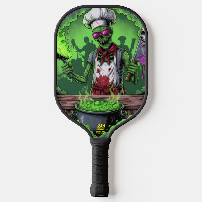 TOCOCLAWS "Toxic Chef" Pro Pickleball Paddle (Back)