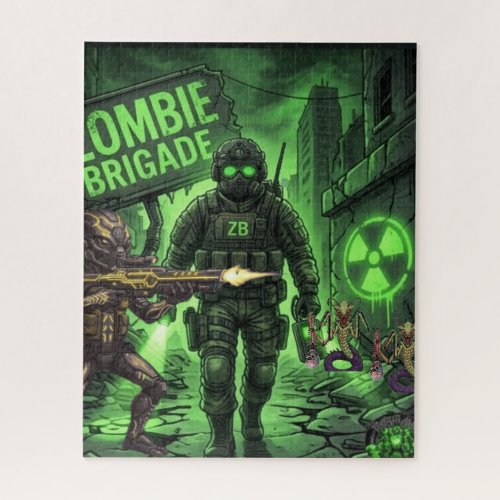 TOCOCLAWS "Zombie Brigade" Neon Tactical Puzzle