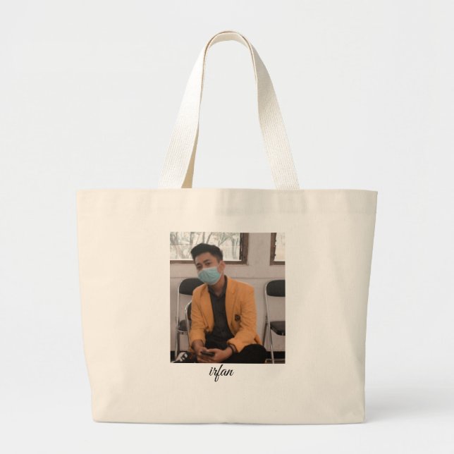 tod bage irfan large tote bag (Front)