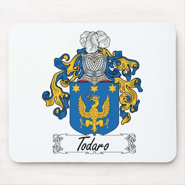 Todaro Family Crest Mouse Pad (Front)