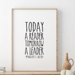 Today a reader, tomorrow a leader, Margaret Fuller Poster