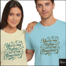 Today And Tomorrows Brush Script Quote