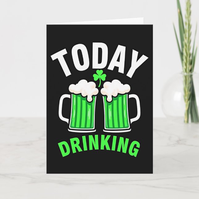 Today Drinking Fun Time Card (Front)