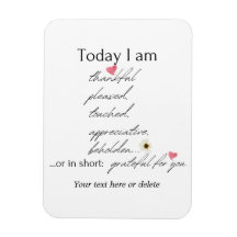 Today I am thankful inspirational customizable