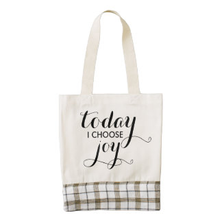Today I Choose Joy Quote Tote