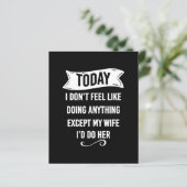 Today I Don't Feel Like Doing Anything Except My (Standing Front)