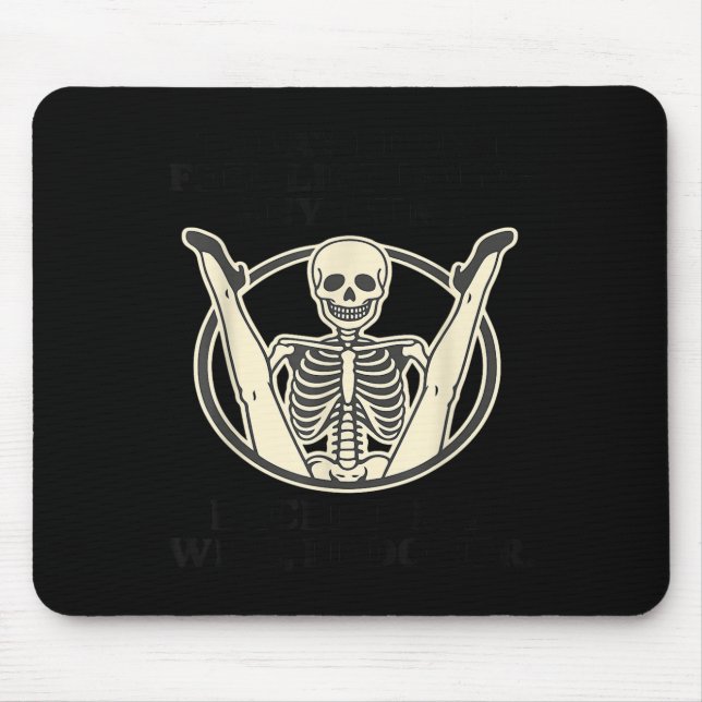 Today I Don't Feel Like Doing Anything Except My W Mouse Pad (Front)