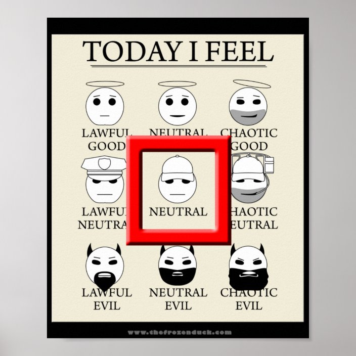 today-i-feel-neutral-poster-zazzle